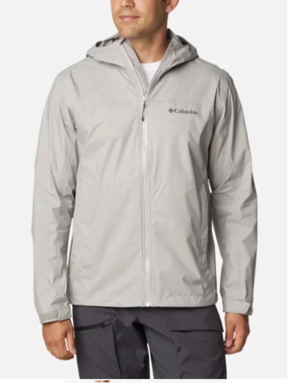 Columbia Men's EvaPOURation Rain Jacket Shell Omni-tech sz M